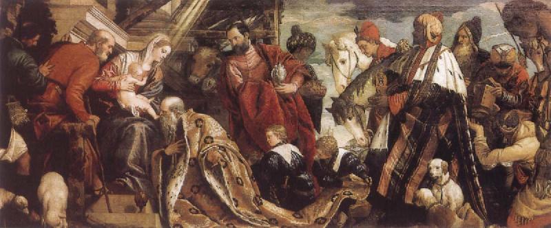 VERONESE (Paolo Caliari) The Adoration of the Magi oil painting image